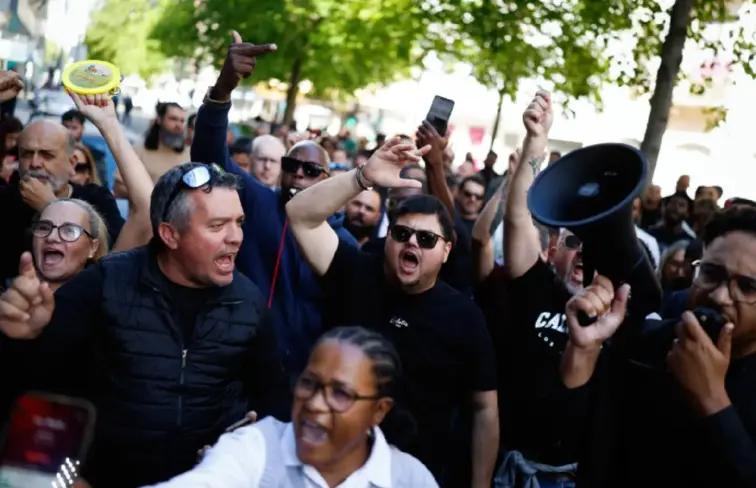 Protesto TVDE em Lisboa